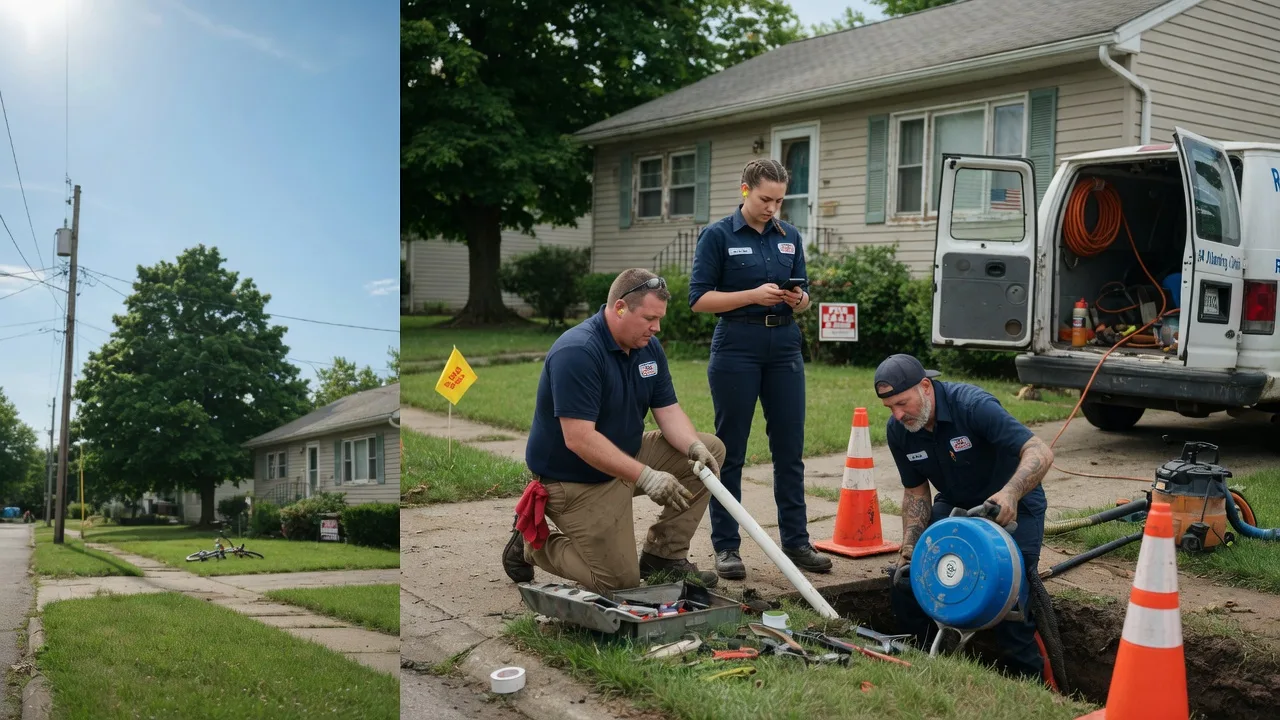 Sewer Line Repair in Bluffs, IL near me